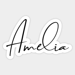 Amelia name Sticker